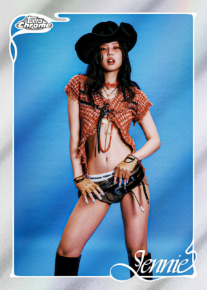 2026 Topps Chrome X Jennie Base Jennie MOCK UP