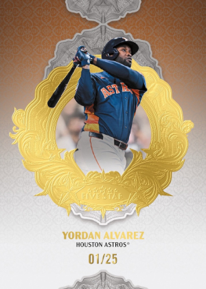 2026 Topps Five Star Baseball Base Orange Yordan Alvarez MOCK UP 2026 Topps Five Star Baseball Base Orange Yordan Alvarez MOCK UP