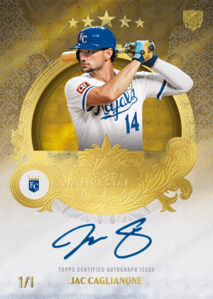 2026 Topps Five Star Baseball Five Star Active Autographs Jac Caglianone MOCK UP 2026 Topps Five Star Baseball Five Star Active Autographs Jac Caglianone MOCK UP