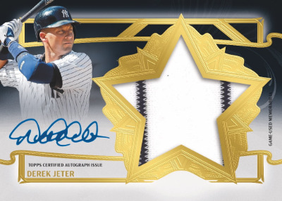 2026 Topps Five Star Baseball Five Star Fabric Auto Derek Jeter MOCK UP 2026 Topps Five Star Baseball Five Star Fabric Auto Derek Jeter MOCK UP