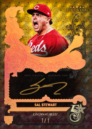 2026 Topps Five Star Baseball Golden Graphs Sal Stewart MOCK UP 2026 Topps Five Star Baseball Golden Graphs Sal Stewart MOCK UP
