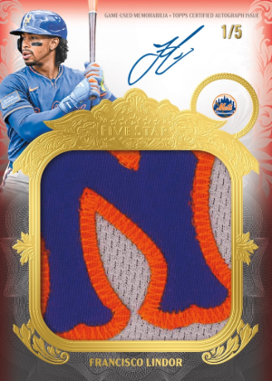 2026 Topps Five Star Baseball Jumbo Prime Autographs Francisco Lindor MOCK UP 2026 Topps Five Star Baseball Jumbo Prime Autographs Francisco Lindor MOCK UP