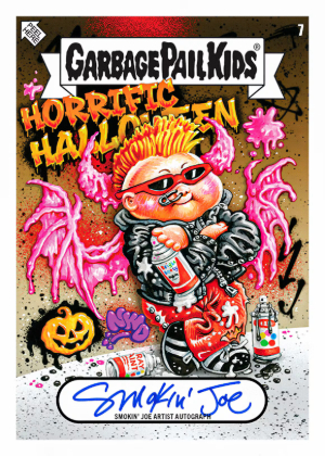 2026 Topps Garbage Pail Kids Halloween Artist Auto Smokin Joe MOCK UP 2026 Topps Garbage Pail Kids Halloween Artist Auto Smokin Joe MOCK UP