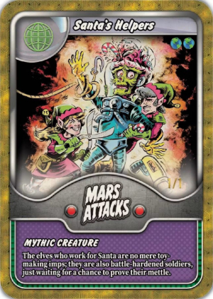 2026 Topps Mars Attacks Xmas Battle Ready Santas Helpers MOCK UP 2026 Topps Mars Attacks Xmas Battle Ready Santas Helpers MOCK UP