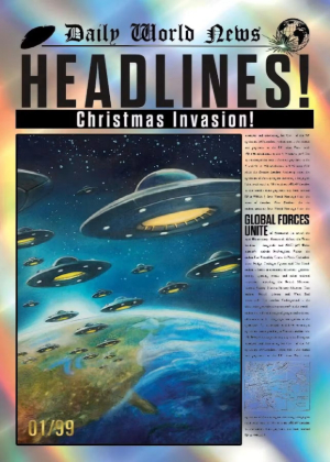 2026 Topps Mars Attacks Xmas Headlines Christmas Invasion MOCK UP 2026 Topps Mars Attacks Xmas Headlines Christmas Invasion MOCK UP