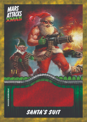 2026 Topps Mars Attacks Xmas Invasion Worn Relics Santa Suit MOCK UP 2026 Topps Mars Attacks Xmas Invasion Worn Relics Santa Suit MOCK UP