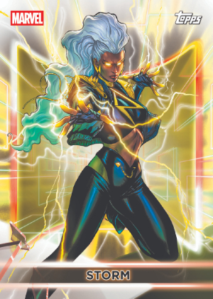 2026 Topps Neon Marvel Base Storm MOCK UP 2026 Topps Neon Marvel Base Storm MOCK UP