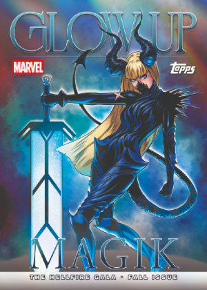2026 Topps Neon Marvel Glow Up Magik MOCK UP 2026 Topps Neon Marvel Glow Up Magik MOCK UP