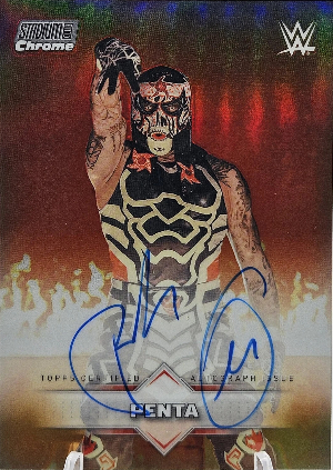 2026 Topps Stadium Club WWE Base Chrome Auto Penta 2026 Topps Stadium Club WWE Base Chrome Auto Penta