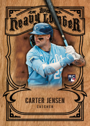 2026 Topps Update Series Baseball Heavy Lumber Carter Jensen MOCK UP 2026 Topps Update Series Baseball Heavy Lumber Carter Jensen MOCK UP