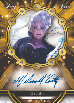 2026 Topps Vault Disney Disney Diamonds Auto Melissa McCarthy as Ursula MOCK UP 2026 Topps Vault Disney Disney Diamonds Auto Melissa McCarthy as Ursula MOCK UP