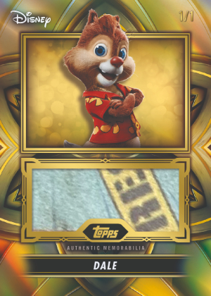 2026 Topps Vault Disney Vault Relics Dale MOCK UP 2026 Topps Vault Disney Vault Relics Dale MOCK UP